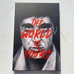 NEW CUSTOM canvas handmade mafia mobster inspired 16x24 inch